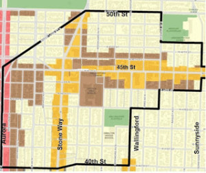 Map of Wallingford Residential Urban Village